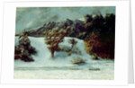 Winter Landscape With The Dents Du Midi, 1876 by Gustave Courbet