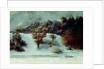 Winter Landscape With The Dents Du Midi, 1876 by Gustave Courbet