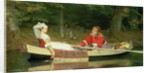 With The River, 1869 by Philip Hermogenes Calderon