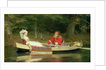 With The River, 1869 by Philip Hermogenes Calderon