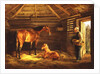 English Mare With Her Foals, 1833 by Albrecht Adam