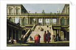 Ideal Landscape with Palace Steps, 1762 by Bernardo Bellotto
