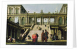 Ideal Landscape with Palace Steps, 1762 by Bernardo Bellotto