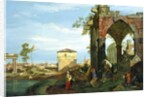 Capriccio with Motifs from Padua, c.1756 by (1697-1768) Canaletto