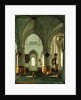 Interior View of St. Bavo Church, Harlem by Gerrit Adriaensz Berckheyde