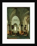Interior View of St. Bavo Church, Harlem by Gerrit Adriaensz Berckheyde