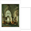 Interior View of St. Bavo Church, Harlem by Gerrit Adriaensz Berckheyde