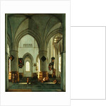 Interior View of St. Bavo Church, Harlem by Gerrit Adriaensz Berckheyde
