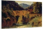 Mill in the valley near Amalfi, 1829 by Karl Blechen