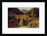 Mill in the valley near Amalfi, 1829 by Karl Blechen