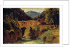 Mill in the valley near Amalfi, 1829 by Karl Blechen
