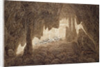 Skeleton in the cave by Caspar David Friedrich
