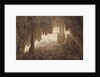 Skeleton in the cave by Caspar David Friedrich