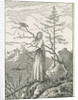 Woman with a Raven, on the Edge of a Precipice by Caspar David Friedrich