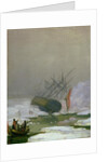 Ship in the Polar Sea, 12th December 1798 by Caspar David Friedrich