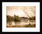 The Pond from the Villa d'Avray, 1865 by Jean Baptiste Camille Corot