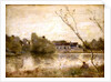 The Pond from the Villa d'Avray, 1865 by Jean Baptiste Camille Corot