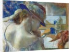 In Front of the Mirror, 1889 by Edgar Degas