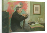The Painter Julius Wohlers in his Studio, 1895 by Alfred Mohrbutter