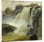 Haugfoss in Norway, 1827 by Christian Ernst Bernhard Morgenstern