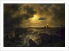 Helgoland in Moonlight, 1851 by Christian Ernst Bernhard Morgenstern