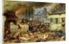 Attacking the Prussians in Plancenoit in the Battle of Waterloo, 1863 by Adolf Northern