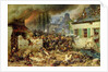 Attacking the Prussians in Plancenoit in the Battle of Waterloo, 1863 by Adolf Northern