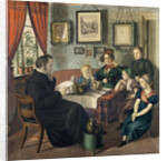 Pastor Johann Wilhelm Rautenberg and his Family, 1833 by Carl Julius Milde