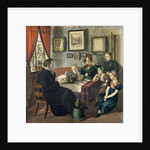 Pastor Johann Wilhelm Rautenberg and his Family, 1833 by Carl Julius Milde