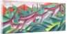 Monkey Frieze, 1911 by Franz Marc