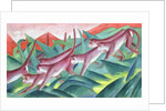 Monkey Frieze, 1911 by Franz Marc