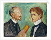 Albert Kollmann and Sten Drevsen, 1901 by Edvard Munch