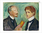 Albert Kollmann and Sten Drevsen, 1901 by Edvard Munch