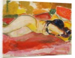 Reclining Female Nude, 1912/13 by Edvard Munch