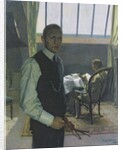 Self Portrait in the Studio, 1904 by Franz Nolken