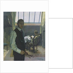 Self Portrait in the Studio, 1904 by Franz Nolken