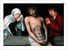 Christ as the Man of Sorrows with the Virgin and St. John by Lucas the Elder Cranach