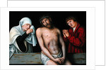 Christ as the Man of Sorrows with the Virgin and St. John by Lucas the Elder Cranach