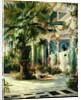 Interior of the Palm House at Potsdam, 1833 by Karl Blechen