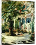 Interior of the Palm House at Potsdam, 1833 by Karl Blechen