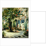 Interior of the Palm House at Potsdam, 1833 by Karl Blechen