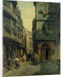 The Jewish Quarter in Frankfurt, 1883 by Anton Burger