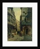 The Jewish Quarter in Frankfurt, 1883 by Anton Burger