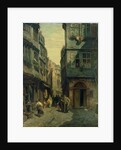 The Jewish Quarter in Frankfurt, 1883 by Anton Burger