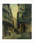 The Jewish Quarter in Frankfurt, 1883 by Anton Burger