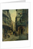 The Jewish Quarter in Frankfurt, 1883 by Anton Burger