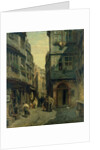 The Jewish Quarter in Frankfurt, 1883 by Anton Burger