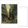 The Jewish Quarter in Frankfurt, 1883 by Anton Burger