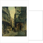 The Jewish Quarter in Frankfurt, 1883 by Anton Burger