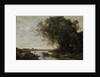 River Landscape by Jean Baptiste Camille Corot